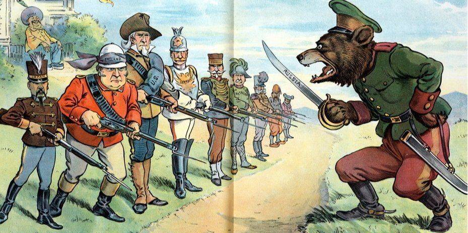 Российский медведь способен на все. Еще Карл Маркс писал о неизбежности великой войны России с Западом