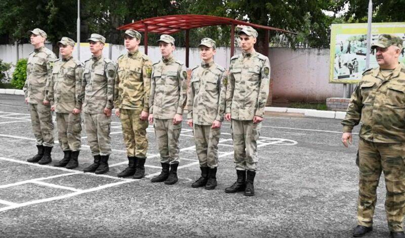 В Тюменской области прошло чествование военных Росгвардии отслуживших по призыву