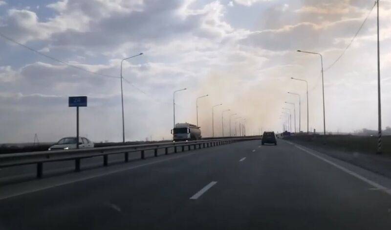 Около Тюмени горит сухостой, в городе ощущается запах гари