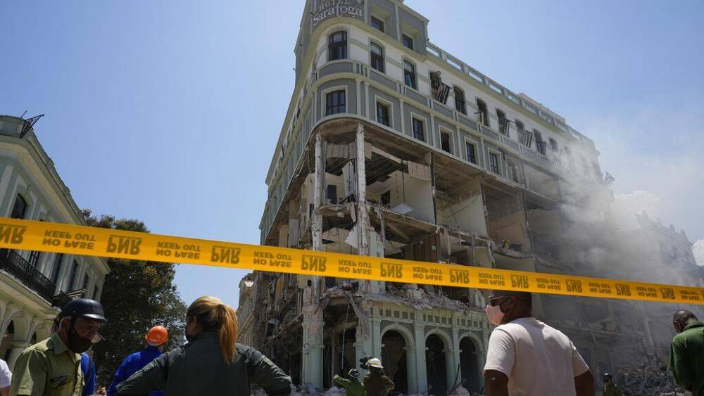 Сильный взрыв в пятизвёздочном отеле в центре Гаване