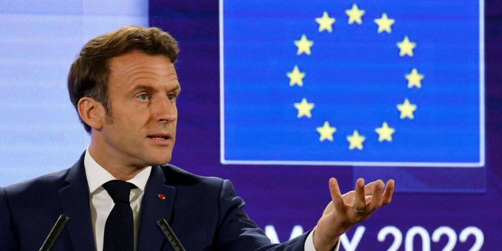 «Вступление в ЕС займет годы». Макрон предложил создать новое европейское объединение для Украины, Молдовы и Грузии