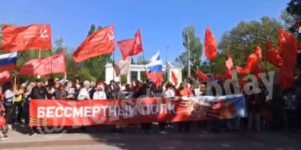 Победобесие в действии. Как РФ пытается проводить парады к 9 мая в оккупированных украинских городах