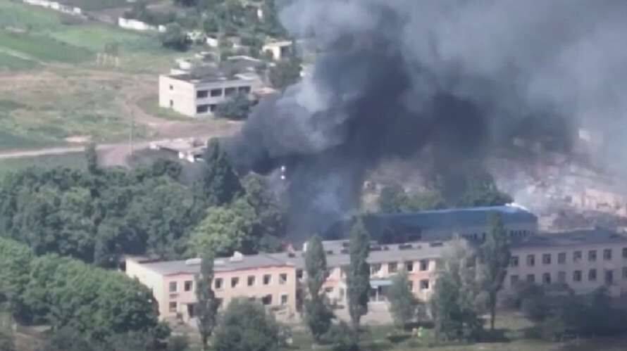 Украинские воины уничтожили штаб и склад оккупантов на Харьковщине