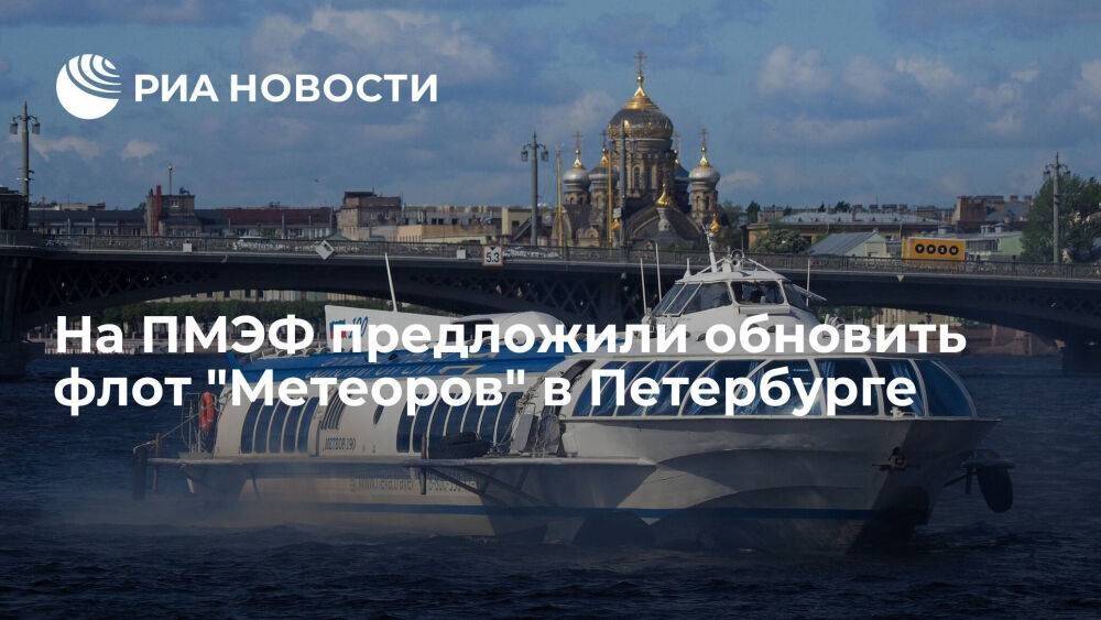 Исполнительный директор "Радар ммс" Анцев предложил обновить флот "Метеоров" в Петербурге