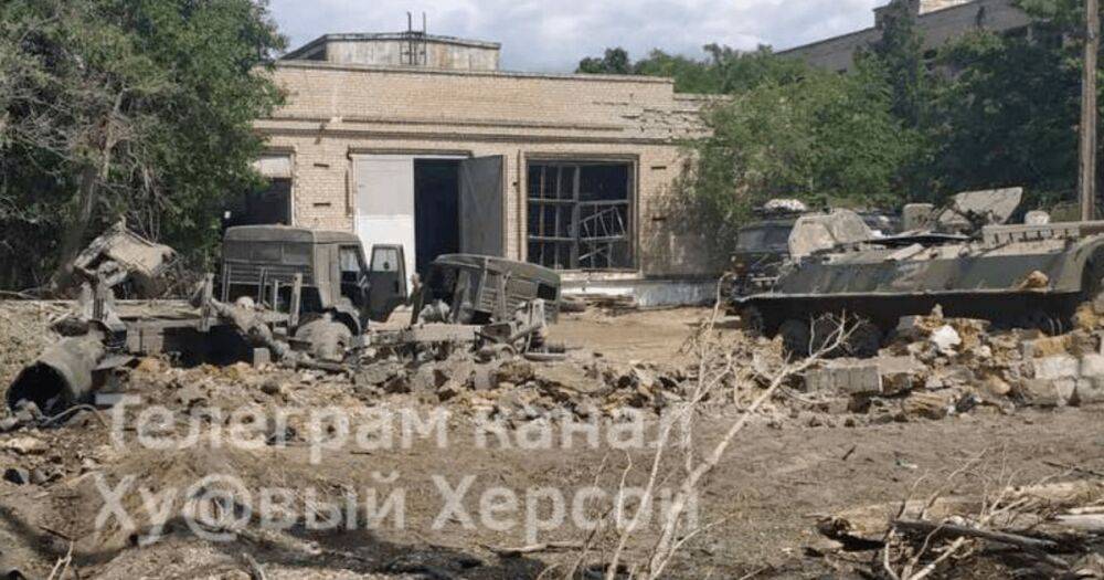 Стало известно, чем ВСУ нанесли удар по базе войск РФ в Новой Каховке (фото)