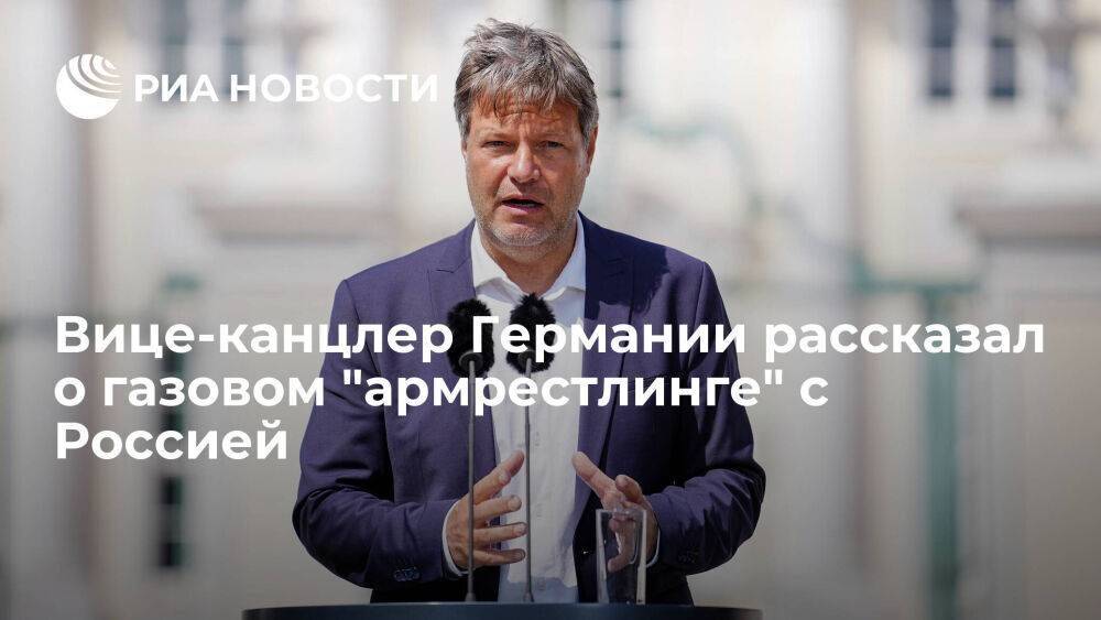 Вице-канцлер Хабек: снижение поставок российского газа делает напряженной ситуацию в ФРГ