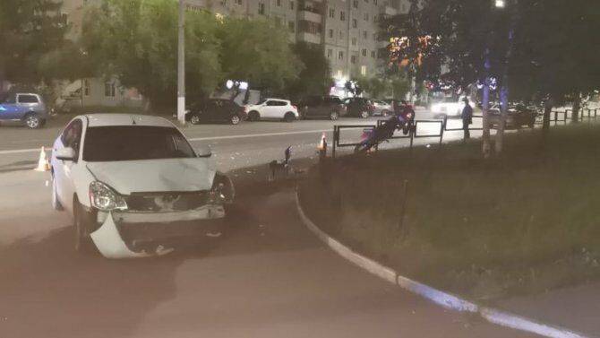 В Братске в ДТП пострадали двое подростков на мотоцикле