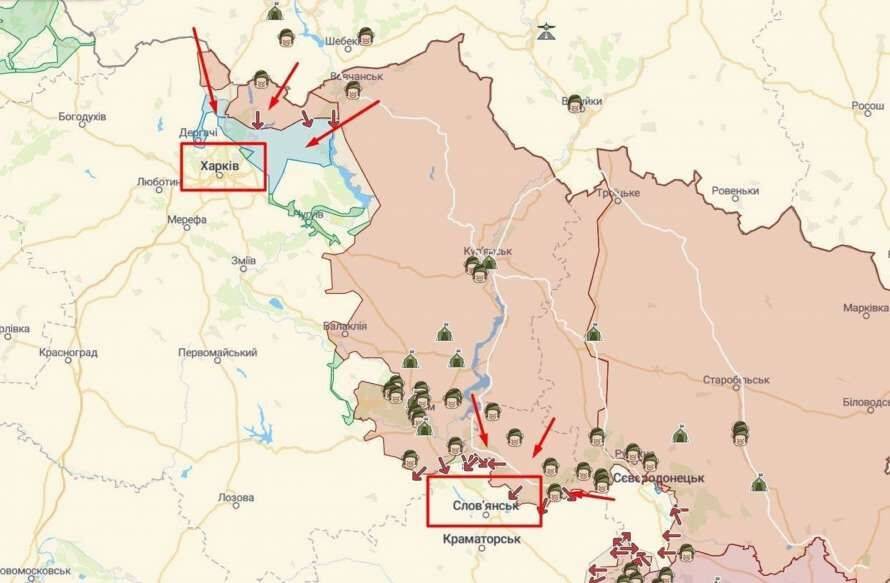 Российская армия собирает силы для захвата Харькова и Славянска