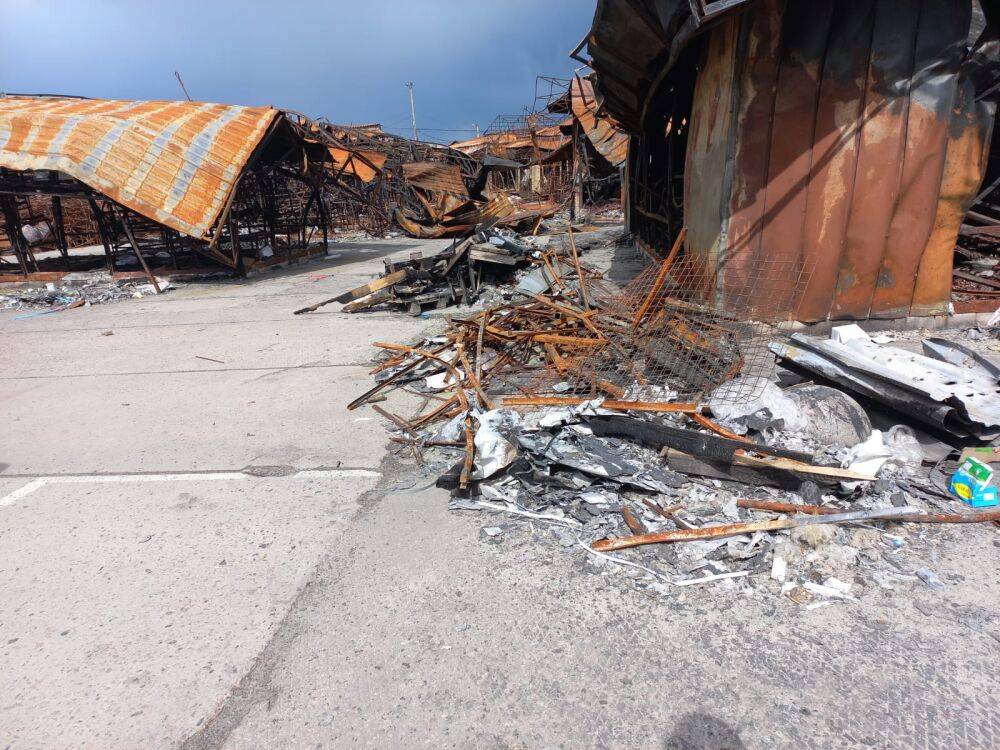 Госэкоинспекция подсчитала ущерб окружающей среде из-за уничтожения оккупантами торгового центра "Барабашово"