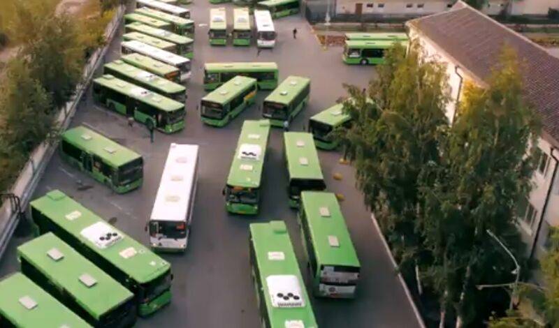 В Тюмени на улице Пермякова 16 автобусов изменят маршрут с 27 июня по 17 июля