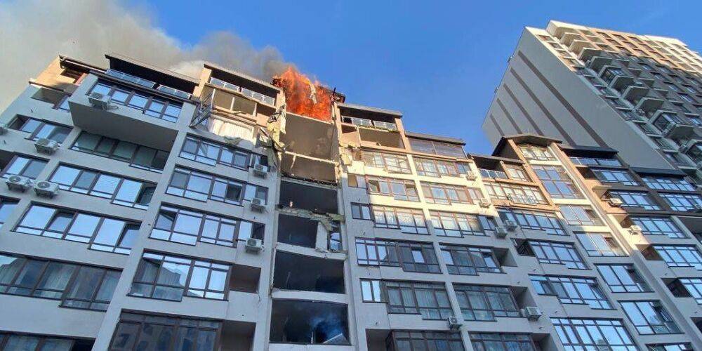В Киеве на месте ракетного удара из-под завалов достали тело мужчины без признаков жизни — Геращенко