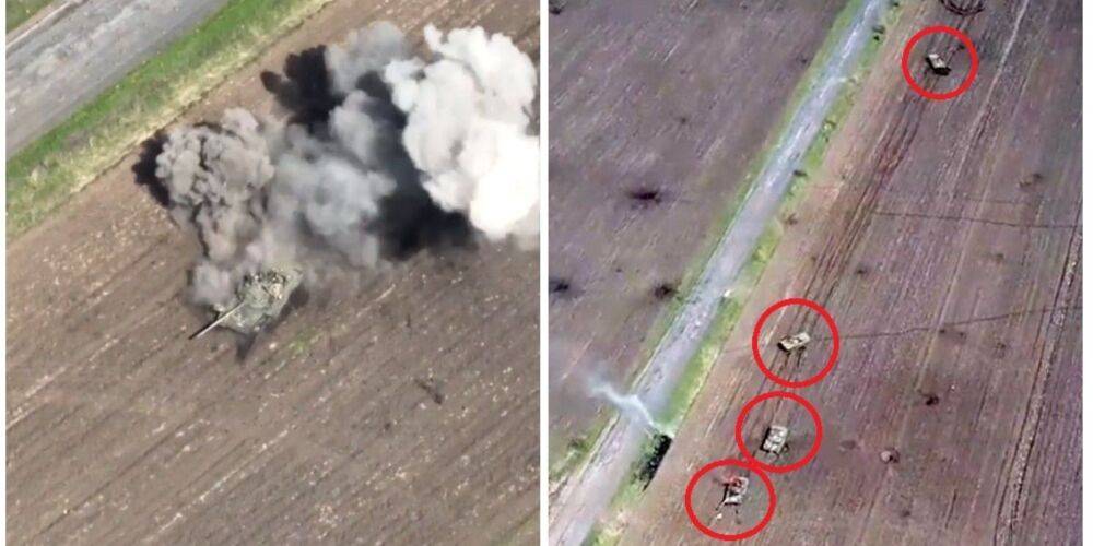 Попали в засаду: ВСУ показали «досадное самоубийство» российских танкистов — видео