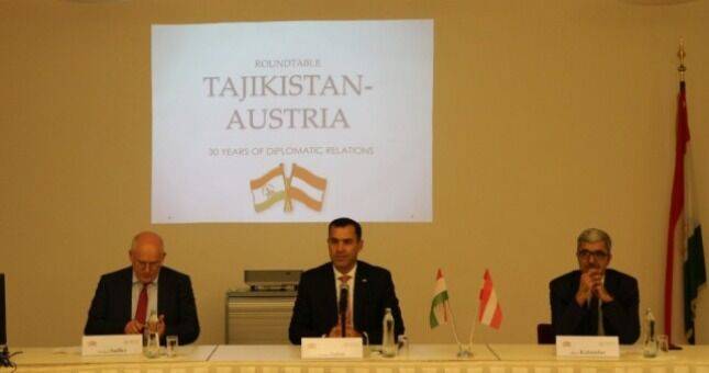 В Вене состоялся круглый стол, посвященный 30-летию установления дипломатических отношений между Таджикистаном и Австрией