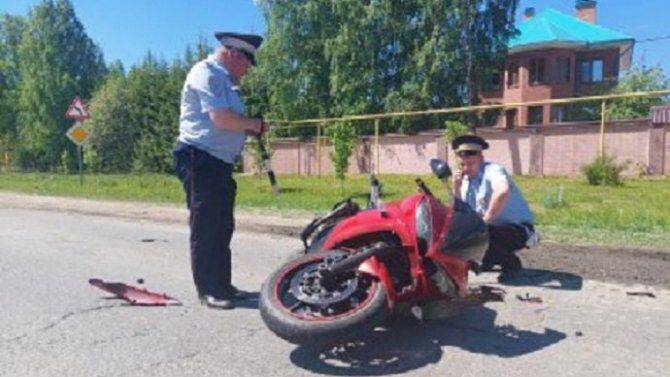 Мотоциклист погиб в ДТП под Верхней Пышмой
