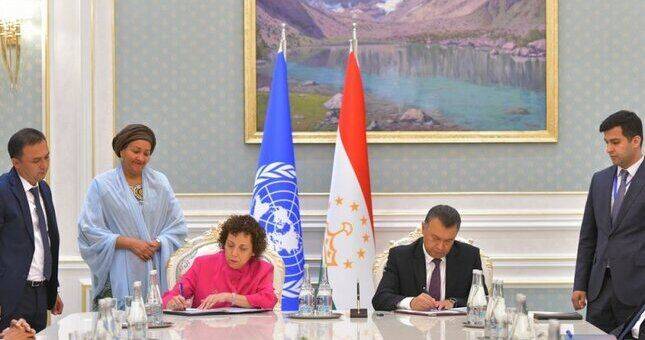 Таджикистан и ООН подписали «Рамки сотрудничества по устойчивому развитию на 2023-2026 годы»