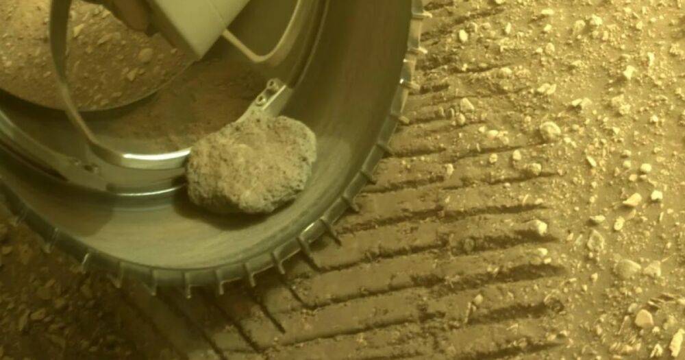 Неожиданный попутчик. У марсохода Perseverance появился любимый камень на Марсе (фото)