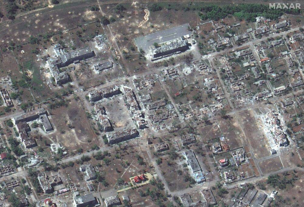 Опубліковано нові супутникові знімки руйнувань у Сєвєродонецьку та Рубіжному