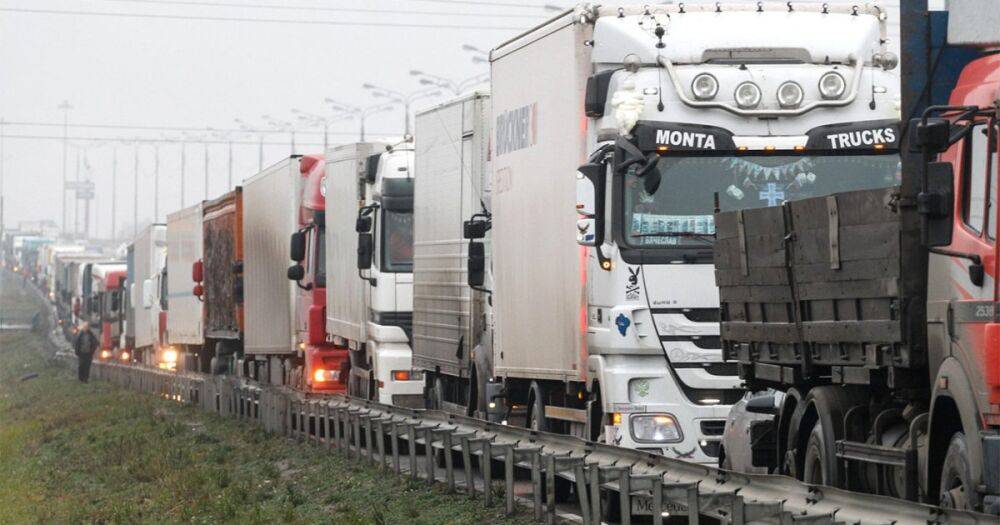Россия запретит въезд грузовых автомобилей из Евросоюза