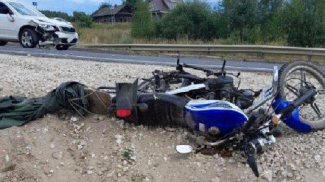 Водитель мопеда погиб в ДТП в Меленковском районе Владимирской области