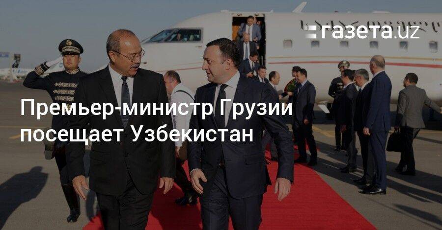 Премьер-министр Грузии посещает Узбекистан
