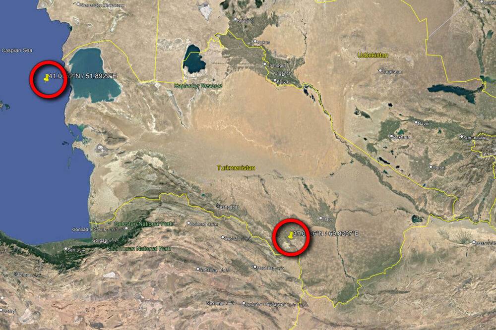 В Туркменистане произошло два землетрясения: на Каспии и в Ахалском велаяте