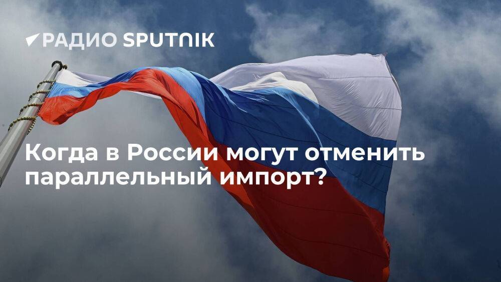 Когда в России могут отменить параллельный импорт?