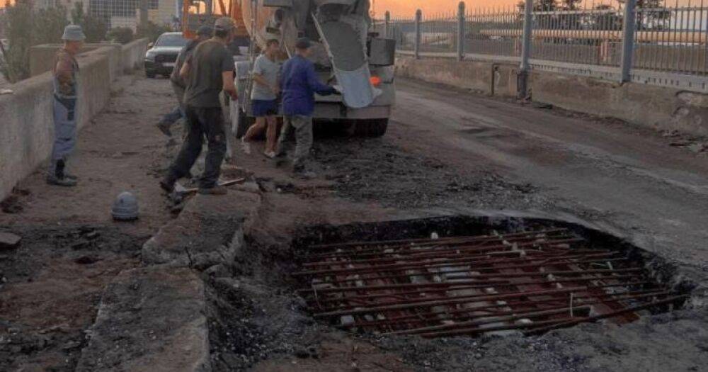 Захватчики на скорую руку ремонтируют мосты на Херсонщине после ударов ВСУ