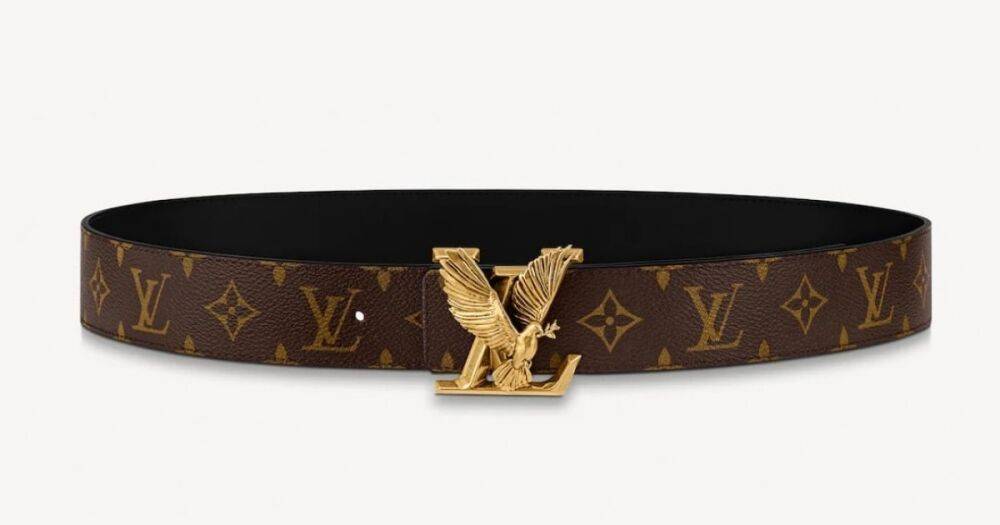 Louis Vuitton после скандала из-за украшений с символом Z представил ремень с голубем мира