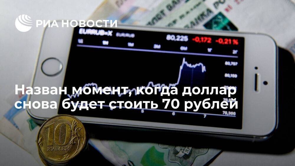Аналитик BitRiver Антонов: доллар снова будет стоить 70 рублей уже к концу июля