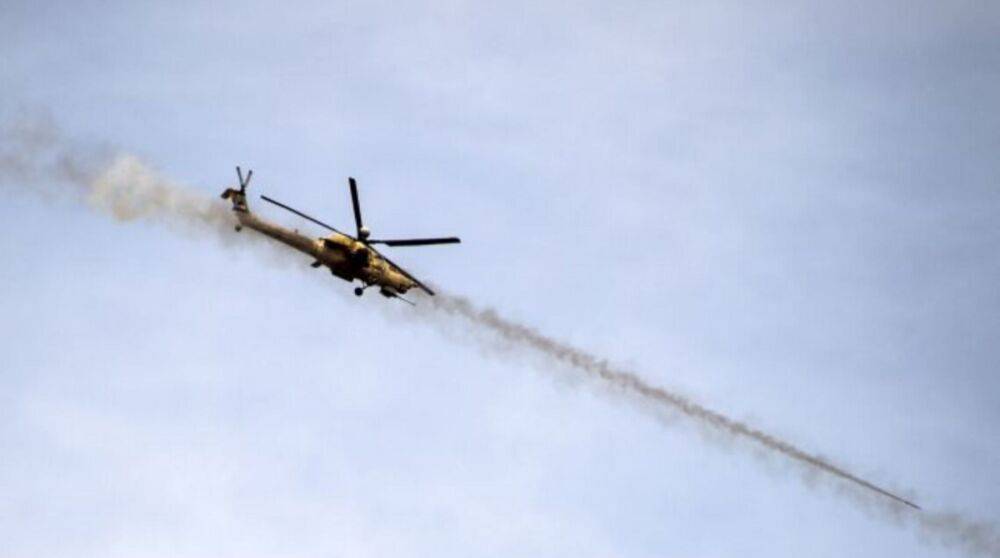 Оккупанты обстреляли Сумскую область с вертолетов и РСЗО