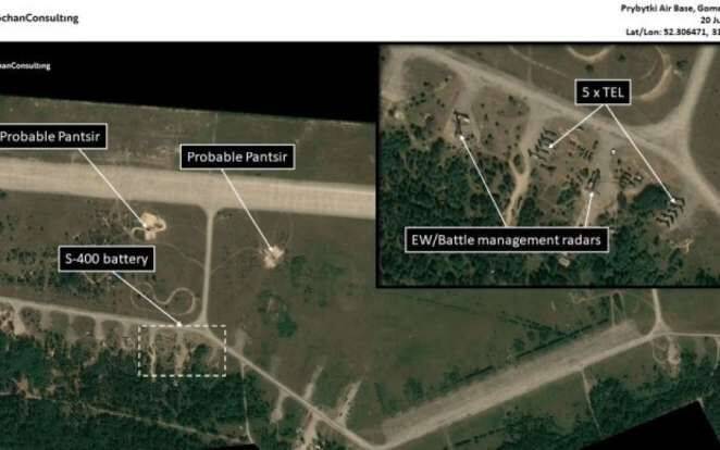 На военном аэродроме «Зябровка» под Гомелем прогремели взрывы