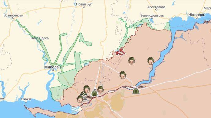 Руководящий состав оккупантов перемещается на левый берег Днепра – Ким