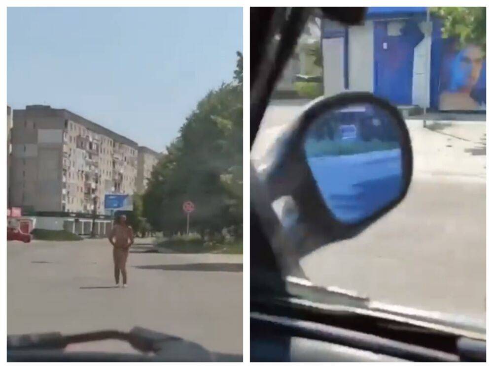 Бігає в чому мати народила та кричить "Росія": На вулицях окупованого Лисичанська відбувається реальний треш (18+)