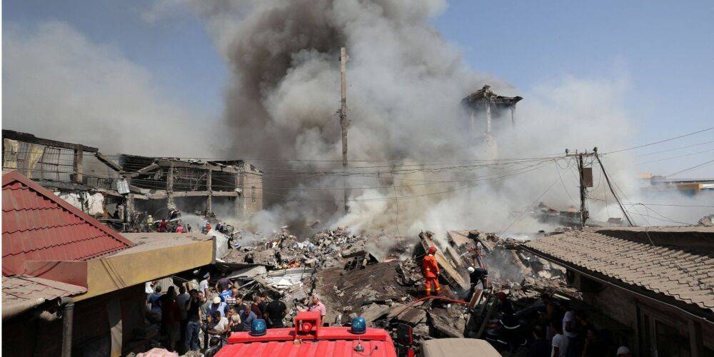 Взрыв на оптовом рынке в Ереване: количество погибших возросло до 16 человек, спасатели тушат пожар почти двое суток