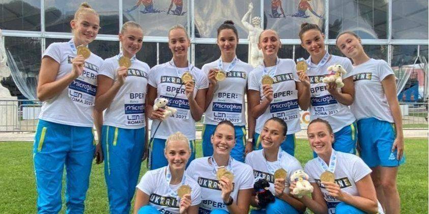 Украина выиграла медальный зачет в артистическом плавании на чемпионате Европы
