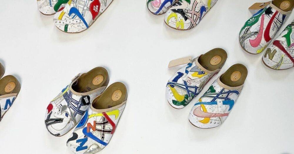 В Амстердаме изношенные кроссовки превращают в дизайнерские мюли (видео)