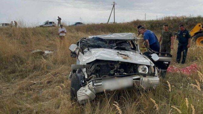 Женщина-водитель погибла при опрокидывании машины в Волгоградской области