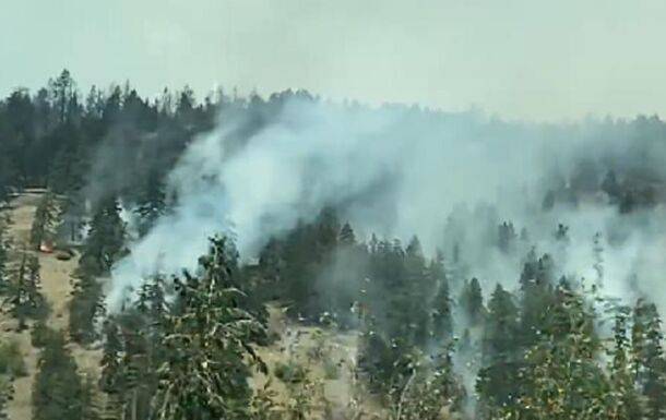 На западе Канады вспыхнул лесной пожар: население эвакуируют