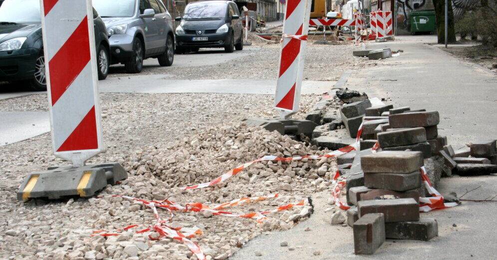 Вице-мэр: ремонтных работ на улицах Риги на 50% больше, чем в прошлом году