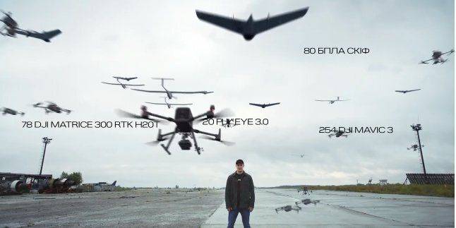 Рой. Как выглядит Армия дронов из 500 БПЛА в небе — видео