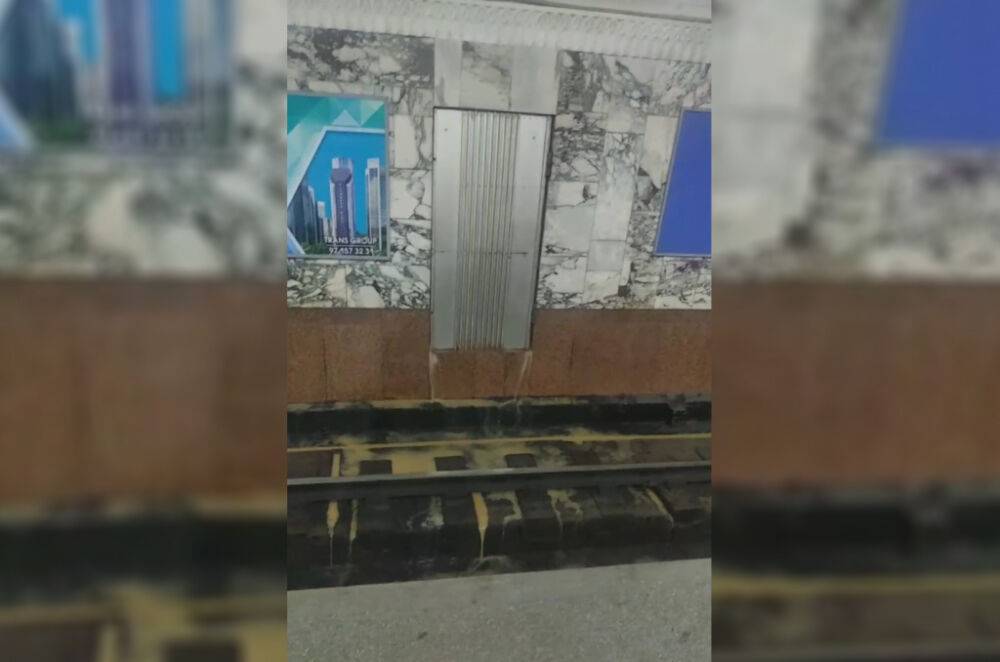 В Ташкенте из-за испытаний тепловых сетей подтопило станцию метро "Буюк ипак йули"