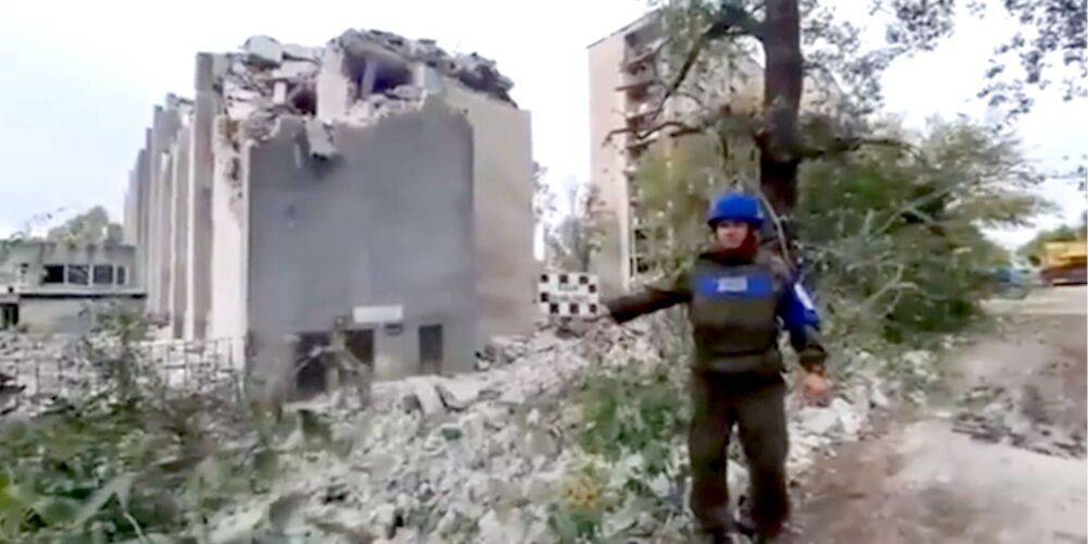 Появилось видео с последствиями удара по Кадиевке, где были уничтожены около 200 оккупантов