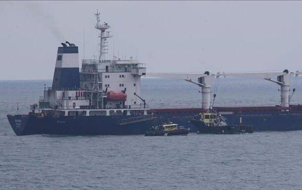 В Турции проходит проверку корабль с зерном из Украины