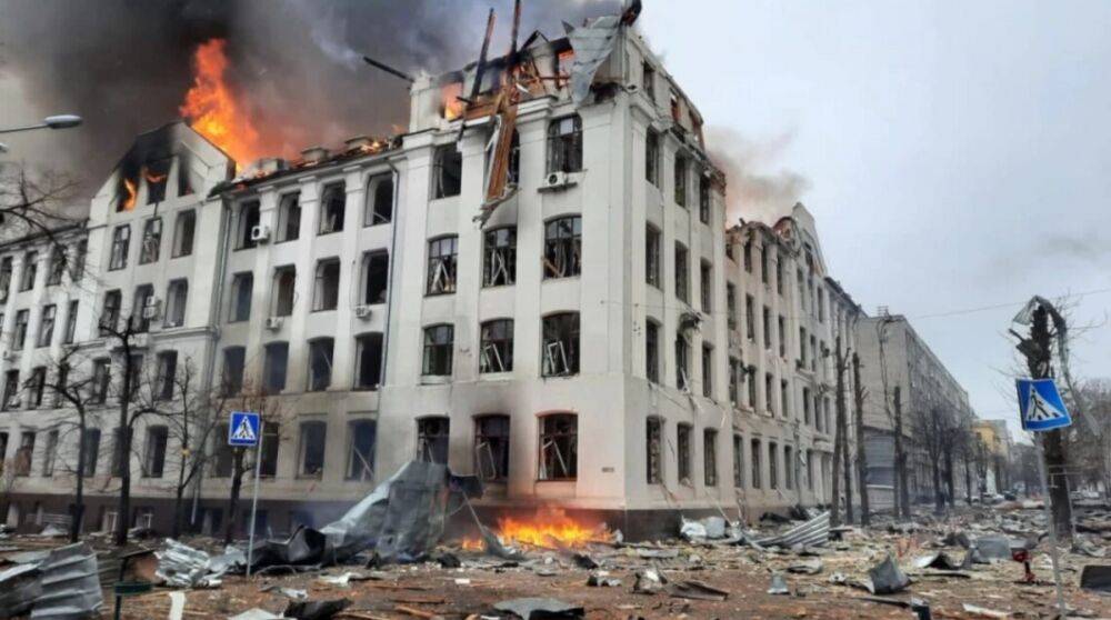 Россияне обстреливают центральные районы Харькова, есть раненые