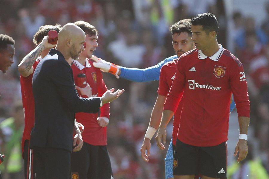 Роналду провёл тренировку с "Манчестер Юнайтед" в преддверии первого тура АПЛ