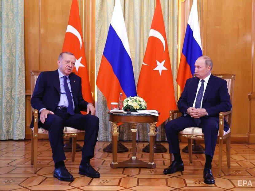 Встреча Эрдогана и Путина завершилась. В РФ утверждают, что Турция согласилась частично платить за газ в рублях