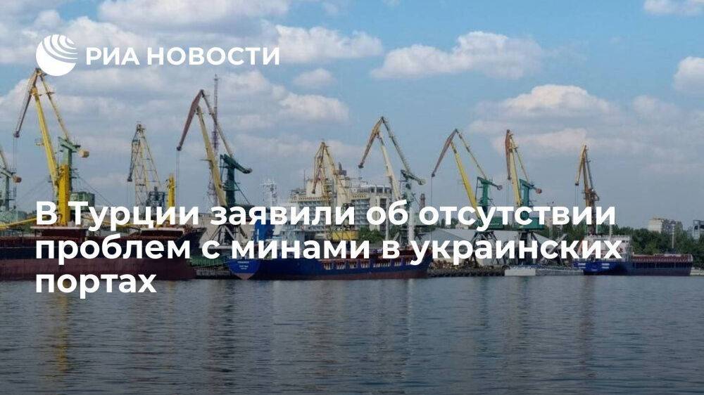 В Минобороны Турции заявили об отсутствии проблем с минами в украинских портах