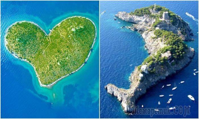 10 островов с особо выразительными и причудливыми очертаниями