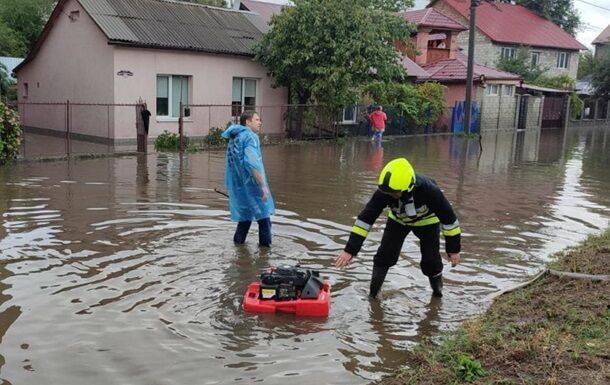 Ливни затопили улицы Ужгорода