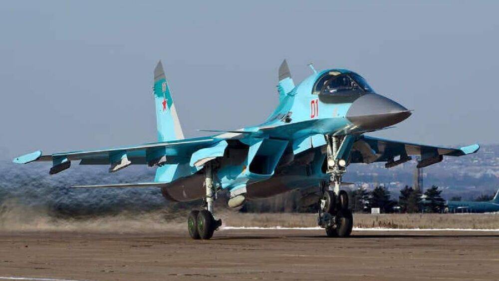 В Крыму упал военный самолет оккупантов, вероятно, Су-34